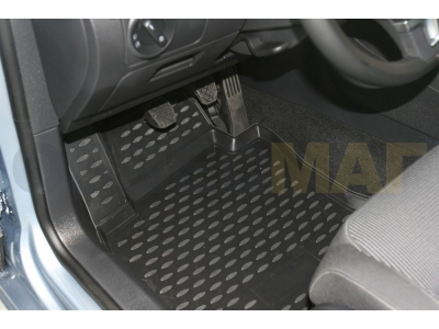 Коврики 3D в салон полиуретан 4 штуки Element для Volkswagen Golf 6 2009-2012
