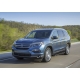 Пороги алюминиевые Rival Black New для Honda Pilot 2016-2021